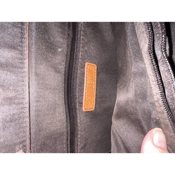 SCARLETTOWN Handbag Womens Brown Quilted Bow Satchel Tote Purse Top Zip Feet - Picture 4 of 11